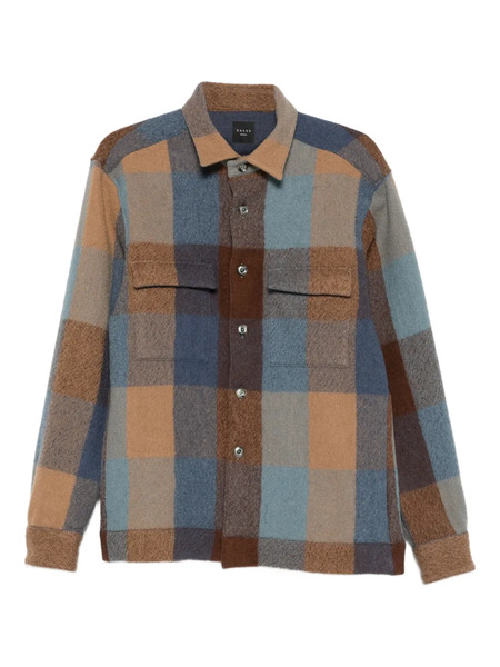  Xacus Check Pocket Jacket - Brown 