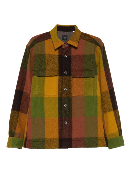  Xacus Check Pocket Jacket - Brown 