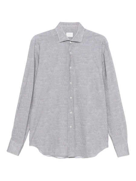  Xacus Micro Patterned Button-down Shirt - Grey 