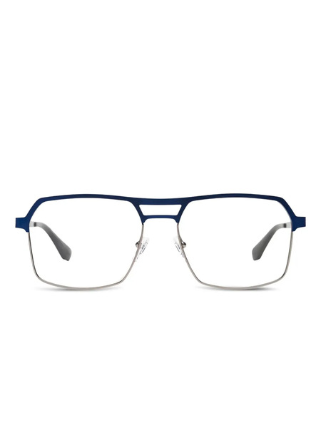  Xavier Garcia Design Claude Square-frame Glasses - Blue 
