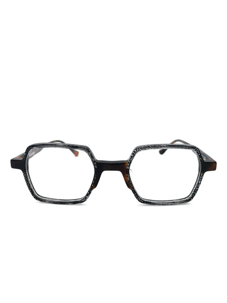  Xavier Garcia Design Folso Tortoiseshell Glasses - Brown 