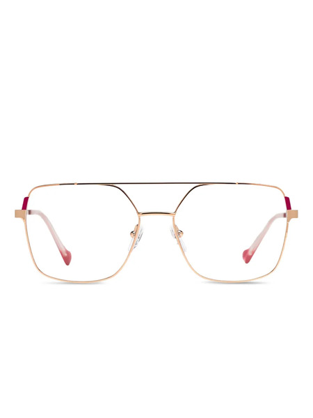  Xavier Garcia Design Griet Double-bridge Glasses - Gold 