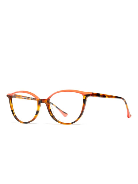  Xavier Garcia Design Tortoiseshell Round Frames - Brown 