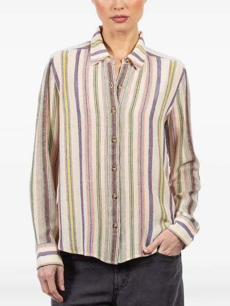  Xirena Marcel Striped Shirt - Neutrals 