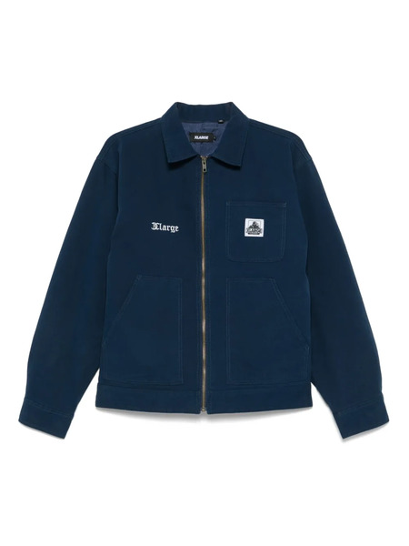  Xlarge Logo-patch Overshirt - Blue 