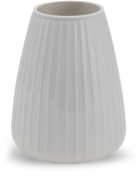  Xlboom Medium Dim Ceramic Vase (23cm X 17.5cm) - White 