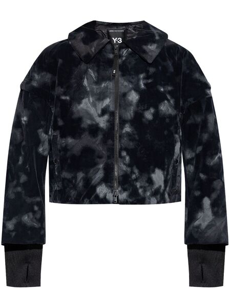  Y-3 All-over Print Padded Jacket - Black 