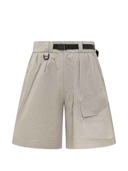  Y-3 Belted Shorts - Neutrals 