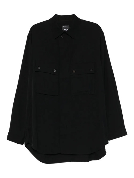  Y-3 Buttoned Pocket Shirt - Black 