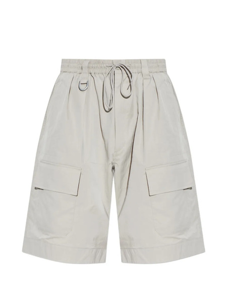  Y-3 Cargo Drawstring Shorts - Brown 
