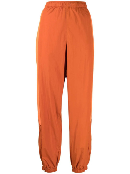  Y-3 Contrasting-panel Tracksuit Bottom - Orange 