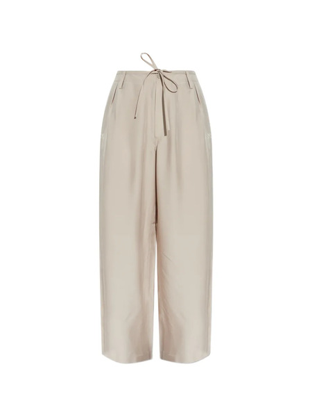  Y-3 Drawstring Trousers - Neutrals 
