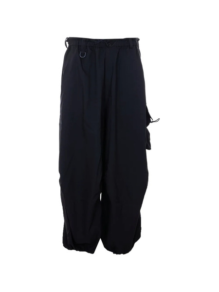  Y-3 Elasticated Cargo Track Pants - Black 