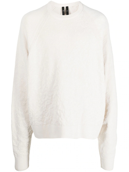  Y-3 Extra-long Sleeves Jumper - White 