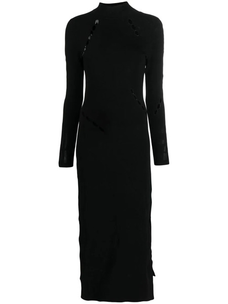  Y-3 Ingesan Devoré Knitted Dress - Black 