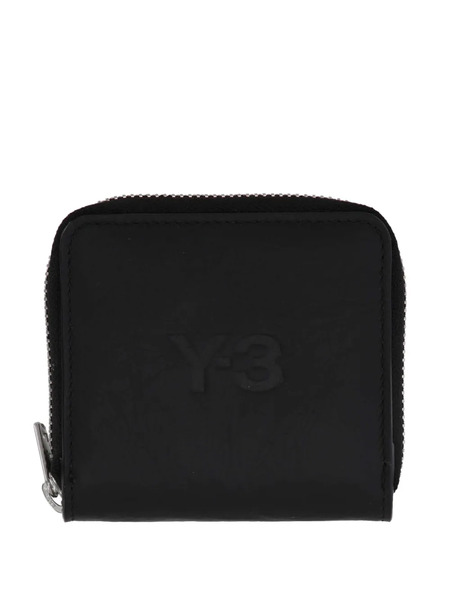  Y-3 Logo-debossed Leather Wallet - Black 