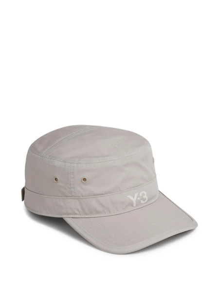  Y-3 Logo-detail Peak Hat - Neutrals 