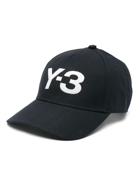  Y-3 Logo-embroidered Cap - Black 