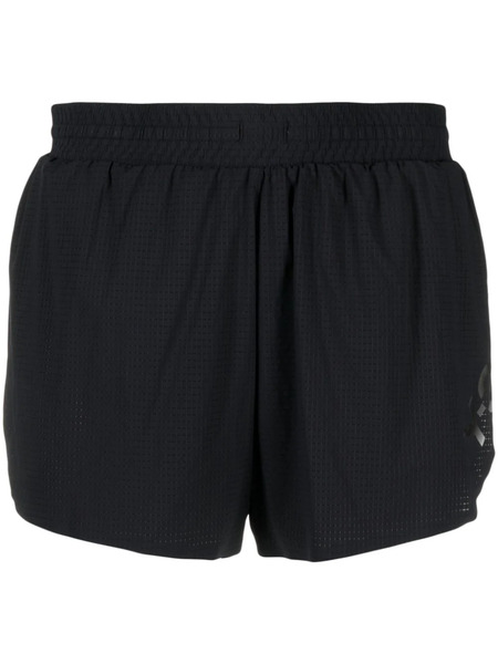  Y-3 Logo-print Running Shorts - Black 