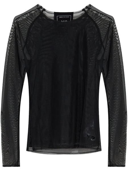  Y-3 Mesh Long-sleeve Top - Black 