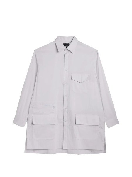  Y-3 Y-3 Patch-pocket Shirt - Grey 
