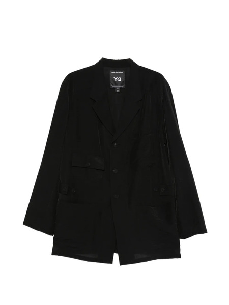  Y-3 Pocket Button Blazer - Black 