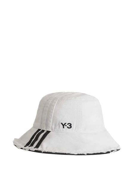  Y-3 Striped Hat - White 
