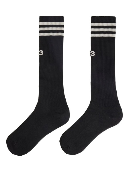  Y-3 Striped Socks - Black 