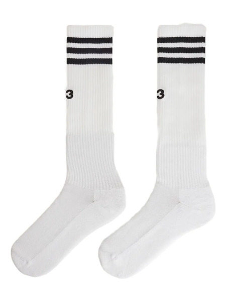  Y-3 Striped Socks - White 