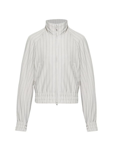  Y-3 Striped Zip-up Jacket - White 