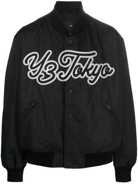 Y-3 Y-3 Team Logo-embroidered Jacket - Black 