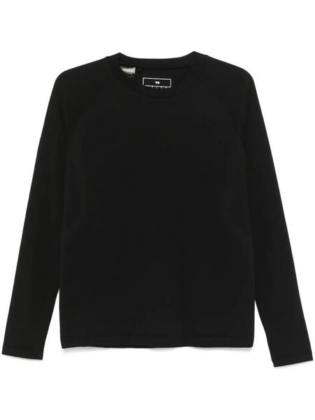  Y-3 W Run Knit Sweatshirt - Black 