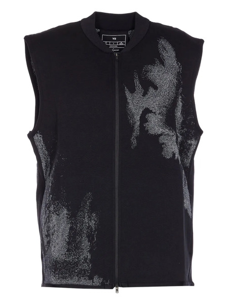  Y-3 Zip-front Vest - Black 