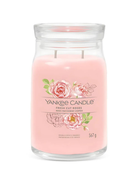  Yankee Candle Fresh Cut Roses Candle - Pink 