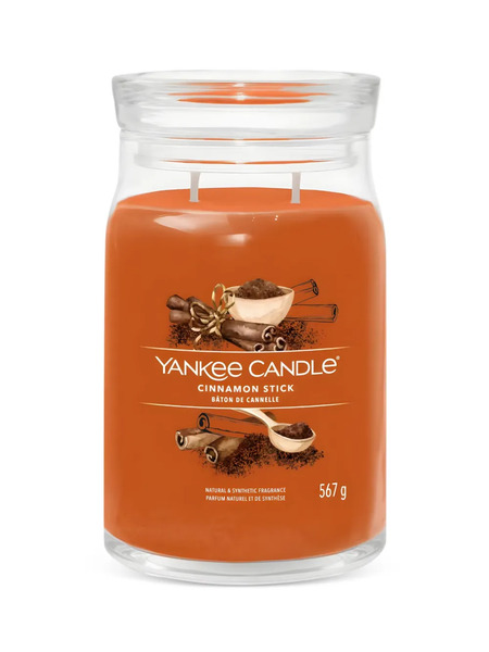  Yankee Candle Large Cinnamon Stick Candle - Orange 