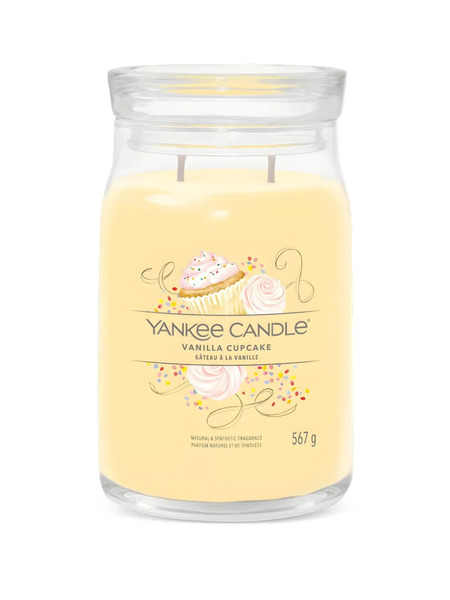  Yankee Candle Large Vanilla Cupcake Candle - Yellow 