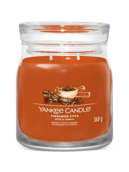  Yankee Candle Medium Cinnamon Stick Candle - Orange 