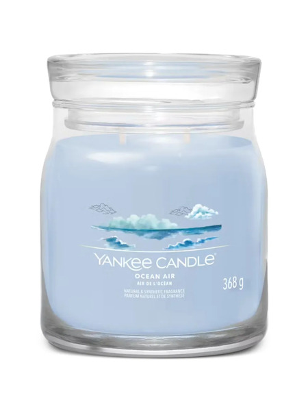  Yankee Candle Medium Ocean Air Candle - Blue 