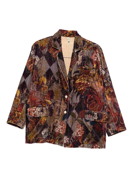  Yavi Floral-print Blazer - Brown 