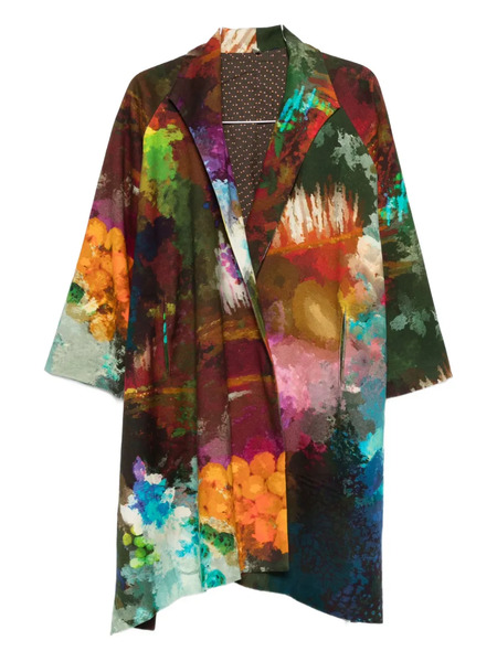  Yavi Printed Coat - Red 