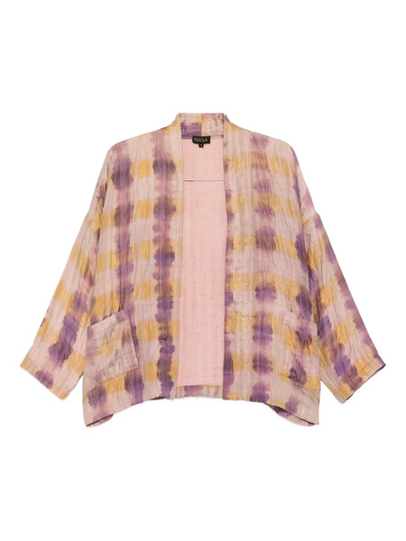  Yavi Tie-dye Checked Jacket - Neutrals 