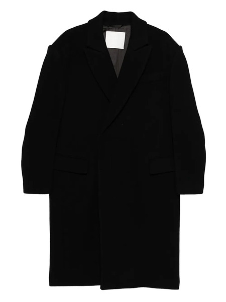  Ych Double-breasted Coat - Black 