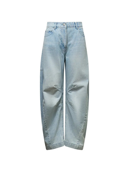  Ych Side Pin Balloon Jeans - Blue 