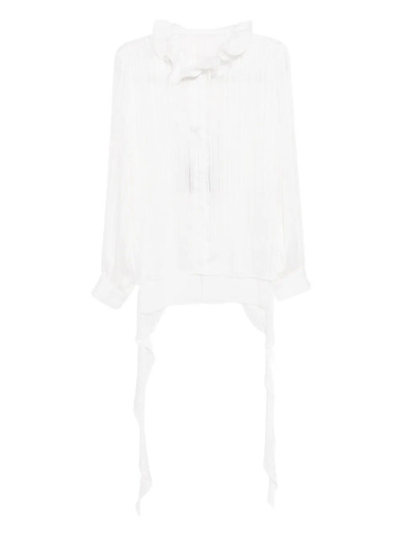  Ych Striped Blouse - White 