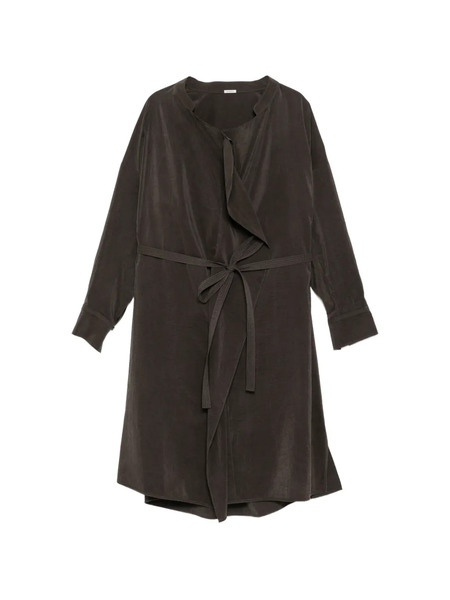  Yeareast Draped Oversized Shirt - Brown 