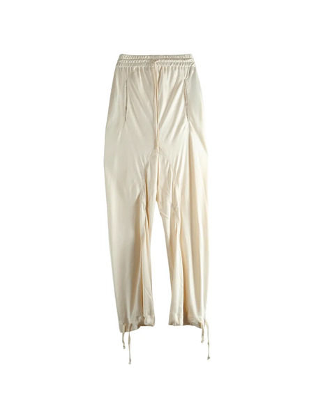  Yehuafan Drawstring Trousers - Neutrals 