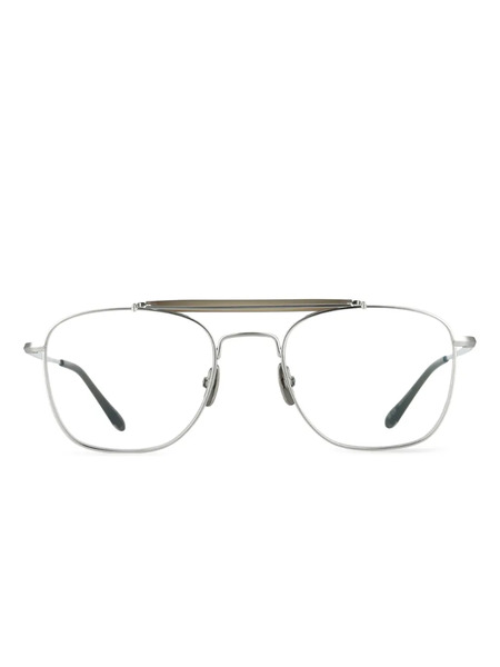  Yellows Plus Browline Tyrone Glasses - Silver 