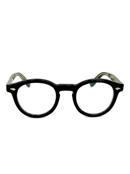  Yellows Plus Nelly Round-frame Glasses - Black 
