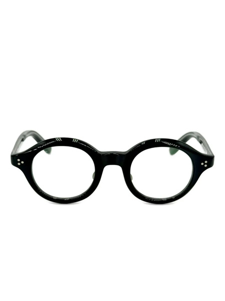  Yellows Plus Richard Round-frame Glasses - Black 