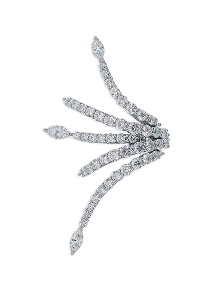  Yeprem Diamond Burst Earring - Silver 
